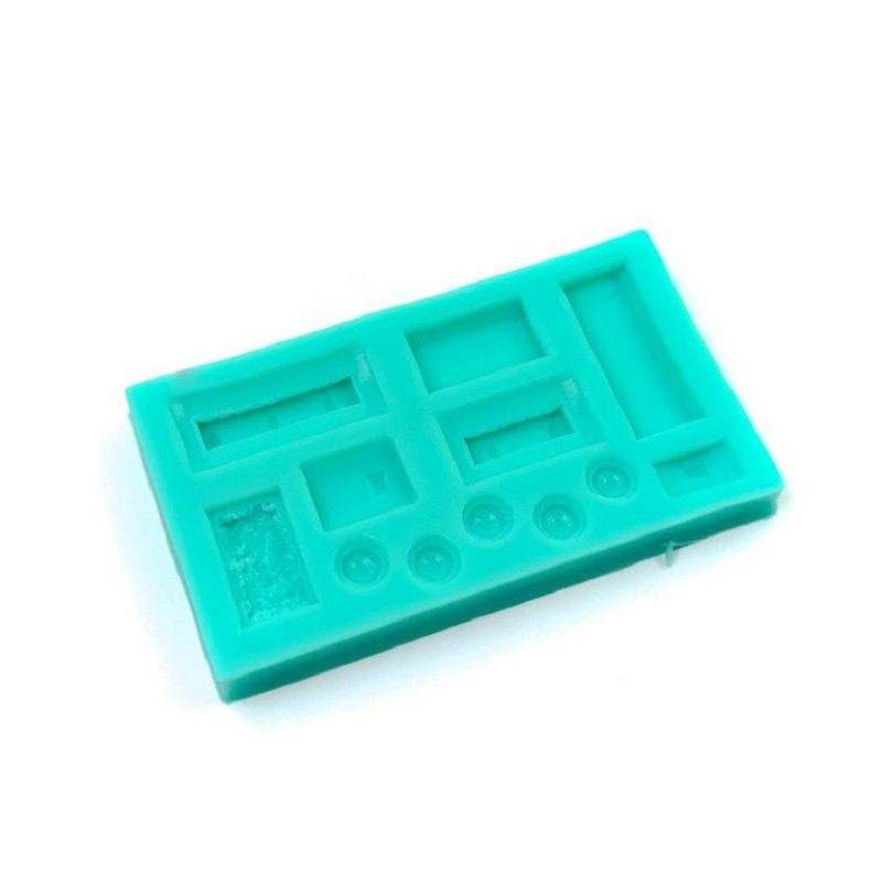 Train Caboose carriages silicone mould