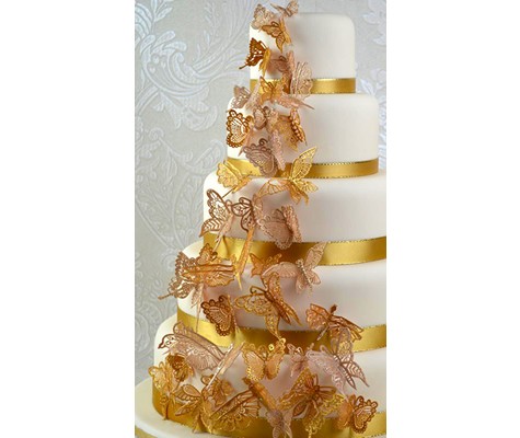 Cake lace Claire Bowman mat Beautiful Butterflies