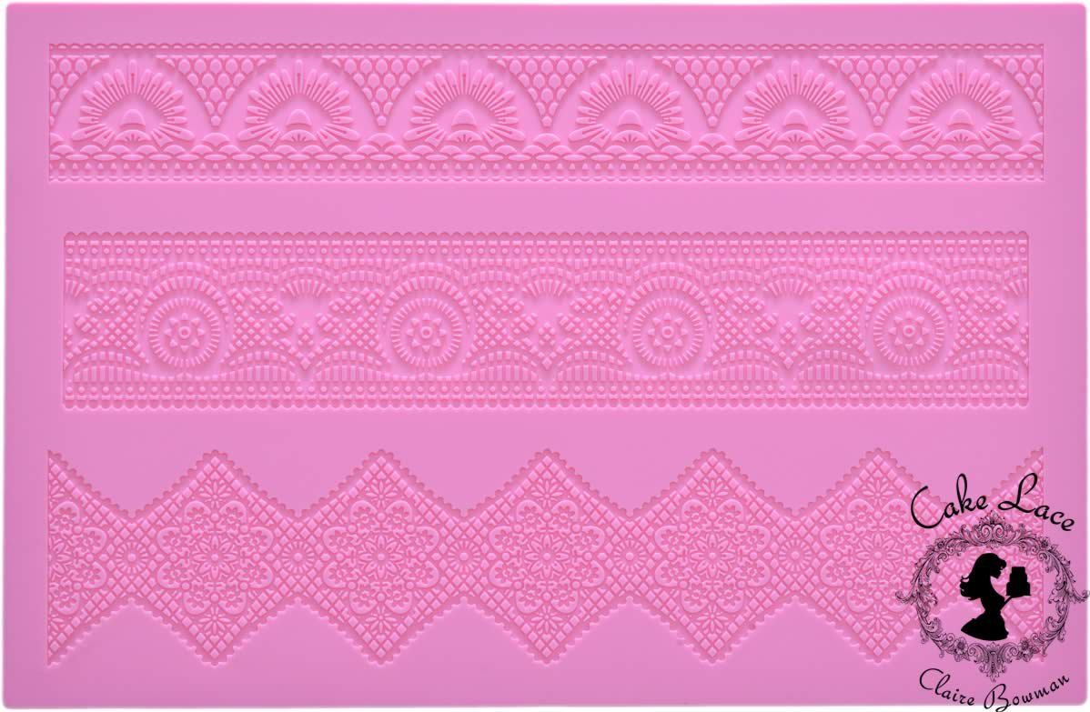 Cake lace Claire Bowman mat Art Deco