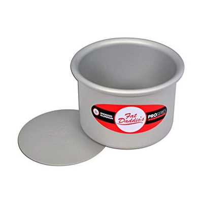 3 inch round removable bottom Fat Daddios cake pan