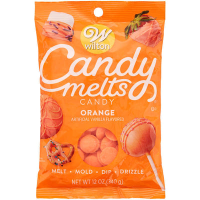 Candy melts Orange (like chocolate for melting and moulding)