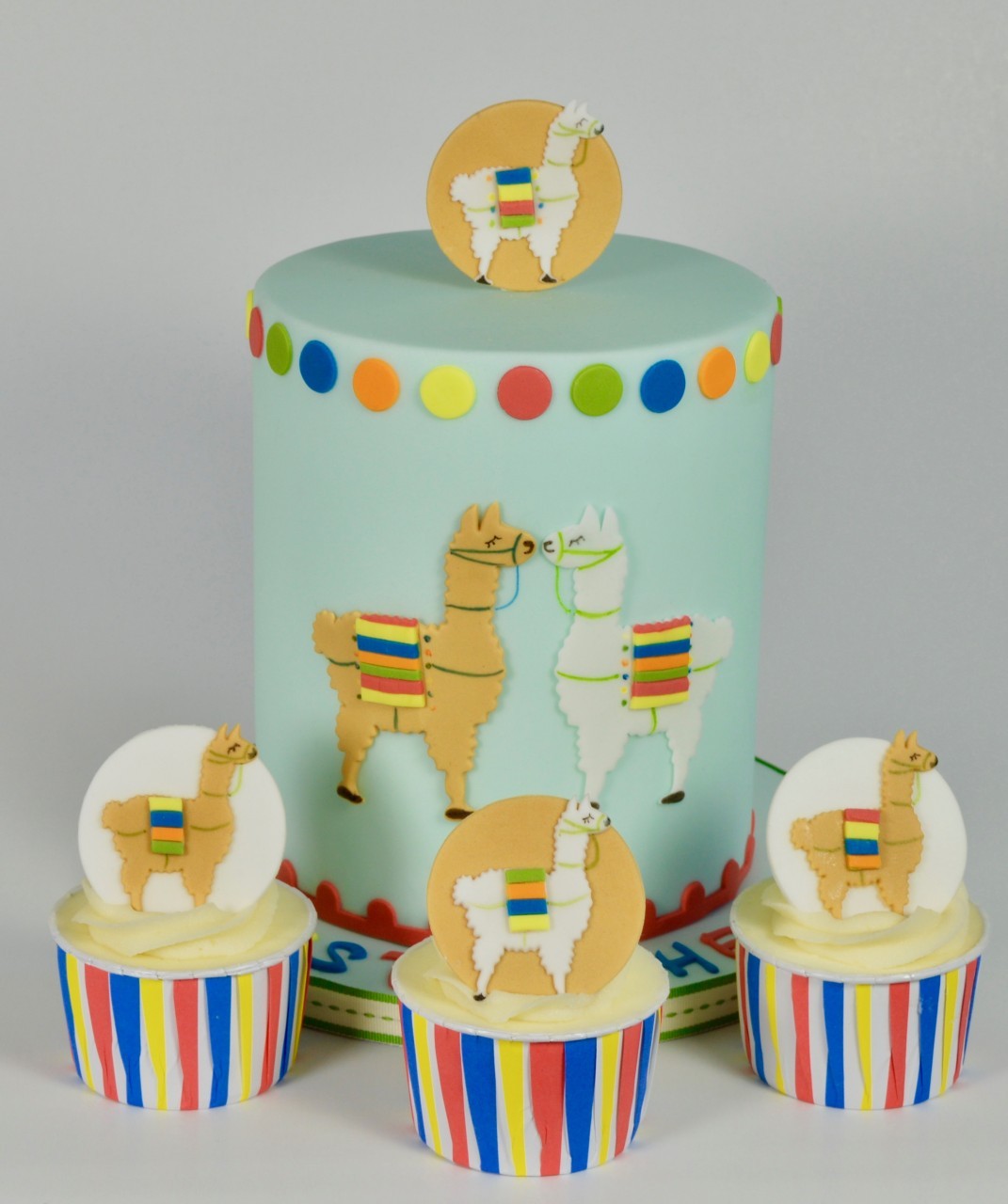 Fmm Mummy and Baby Llama icing cutter Set