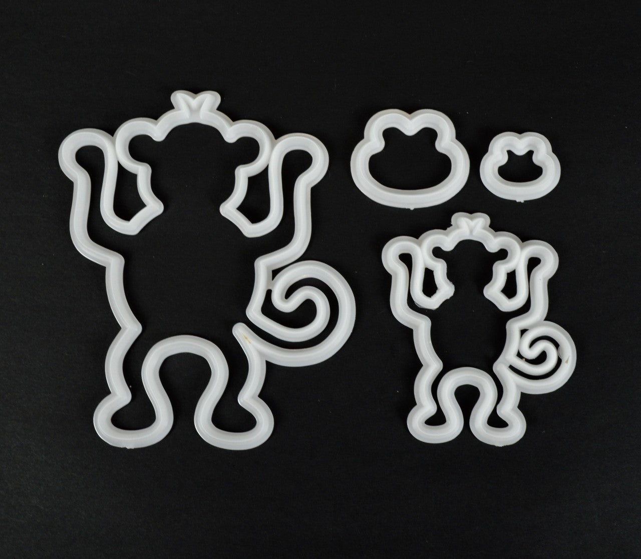 Fmm Mummy and Baby Monkey Monkeys Icing Cutter set