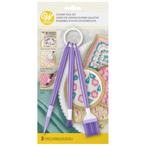 Cookie royal icing flooding decorating set