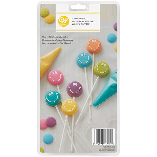 Smiley Face lollipop chocolate mould
