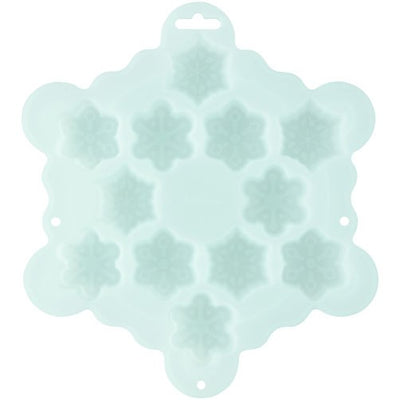 Snowflakes silicone chocolate or bite sized treat mould deep fill