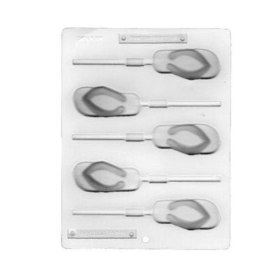 Jandals hard candy or isomalt mould