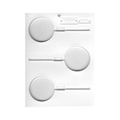 Large round lollipop hard candy or isomalt mould