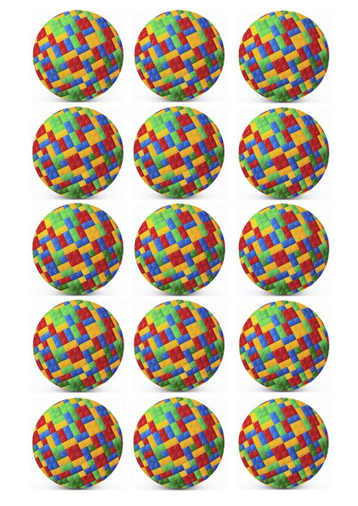 Design Sheet edible image Building Blocks