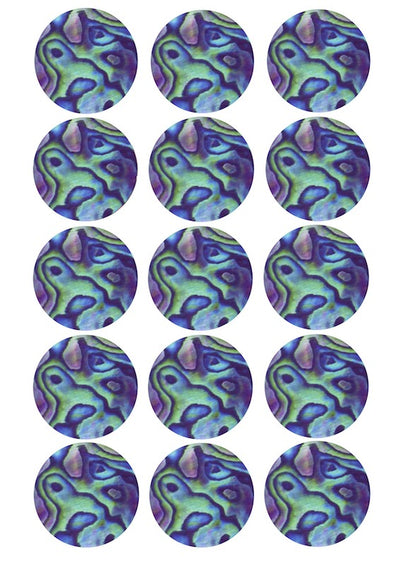 Design Sheet edible image Paua