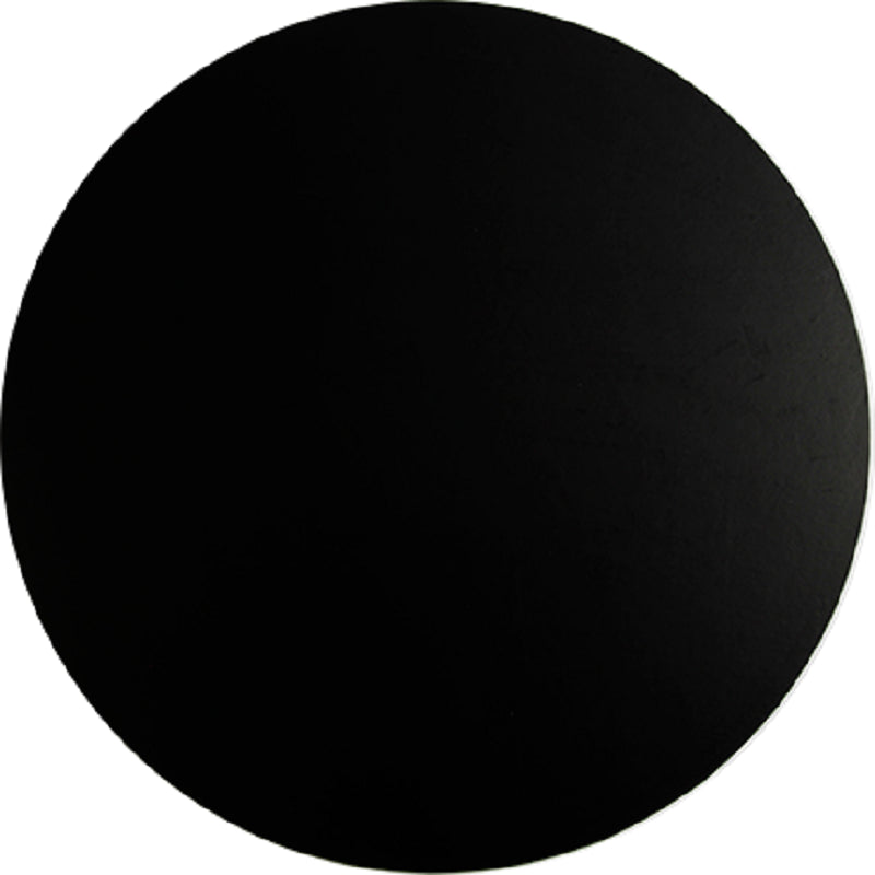 Black masonite cake board 16 inch round