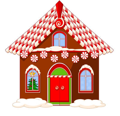 Design Sheet edible image Christmas Gingerbread house