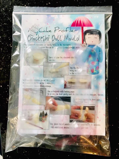 Chockeshi Doll 2 chocolate mould set by Cake Profiler
