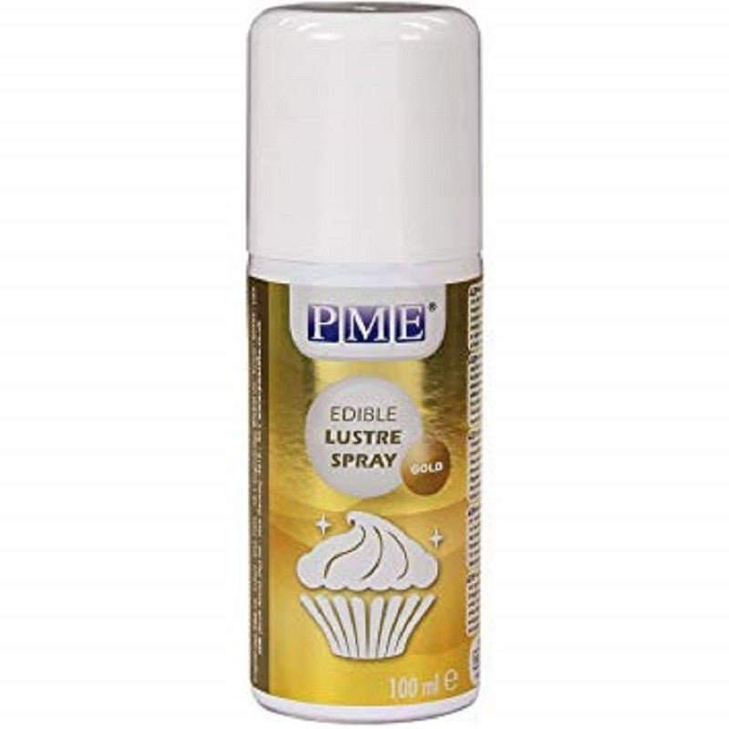 PME Edible lustre spray GOLD 100ml (North Island Urban Delivery ONLY)
