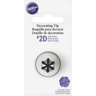 Large Wilton icing nozzle tip 2D Rose Swirl or Drop Flower
