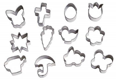 Mini cookie cutter set 12 Easter