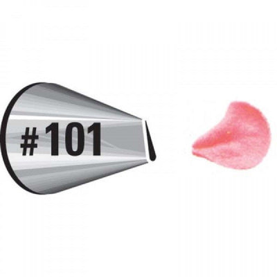 Standard Wilton icing nozzle tip No 101 Petals