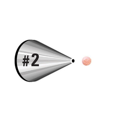 Standard Wilton icing nozzle tip No 2 Writing Lines and Dots