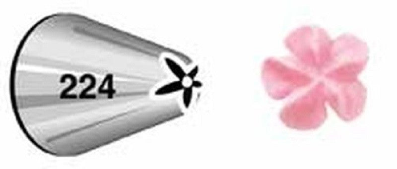 Standard Wilton icing nozzle tip No 224 Drop Flower