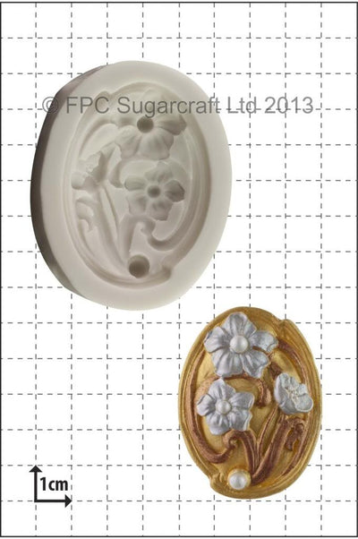 Art Noveau Flowers silicone mould