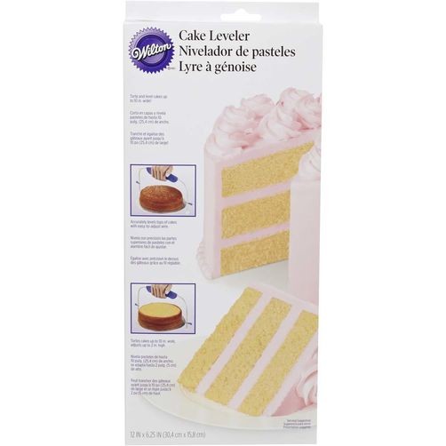 Comfort grip handle cake leveller up to 10 inch diameter