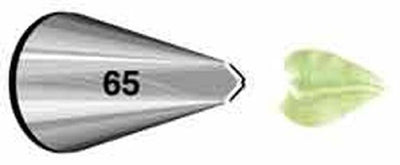 Standard Wilton icing nozzle tip No 65 Leaf or Leaves