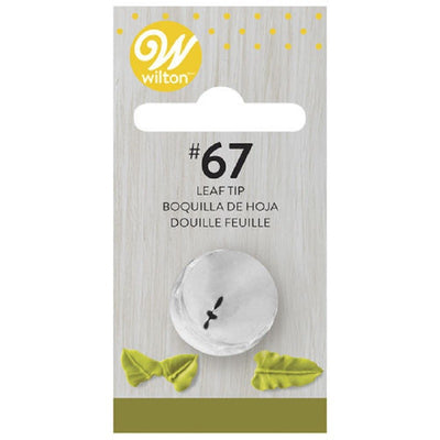 Standard Wilton icing nozzle tip No 67 Leaf or Fern