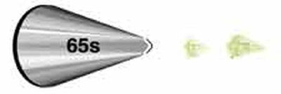 Standard Wilton icing nozzle tip No 65s Leaf or Leaves SMALL