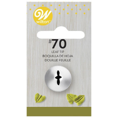 Wilton leaf piping tip 70 on retail hanging card