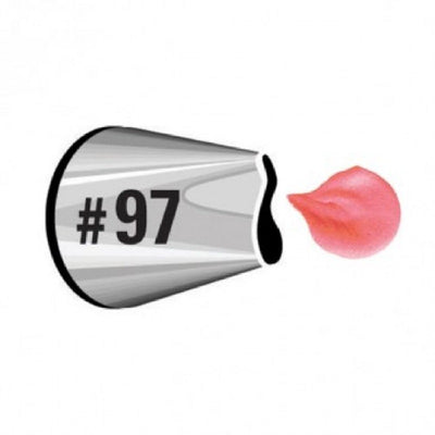 Standard Wilton icing nozzle tip No 97 Petals