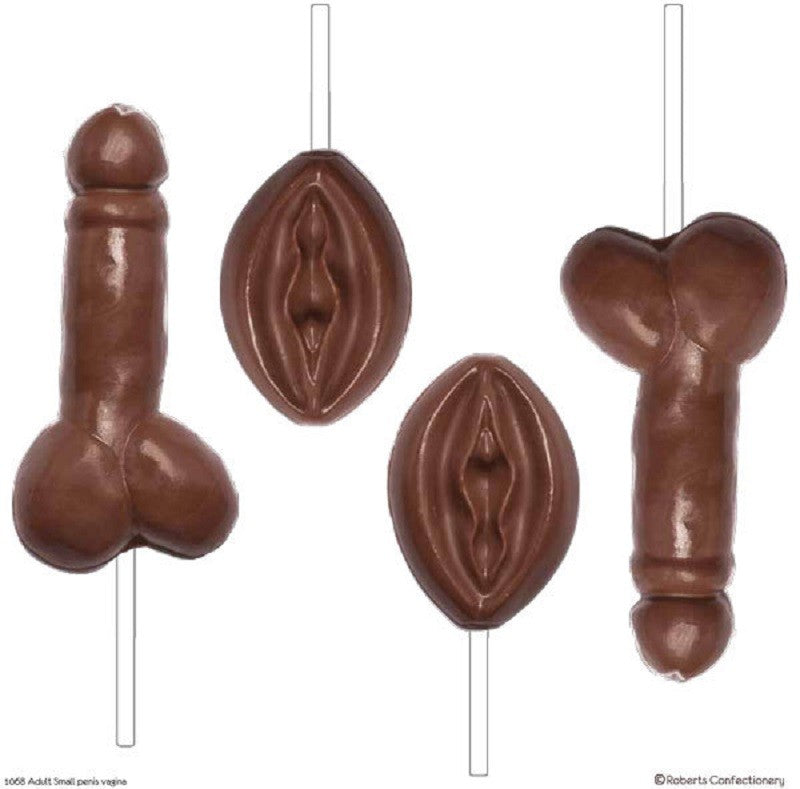 Male Penis and female genitalia chocolate mould R18