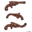 Penis revolver and bullets chocolate mould R18
