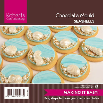 3d Seashells chocolate mould