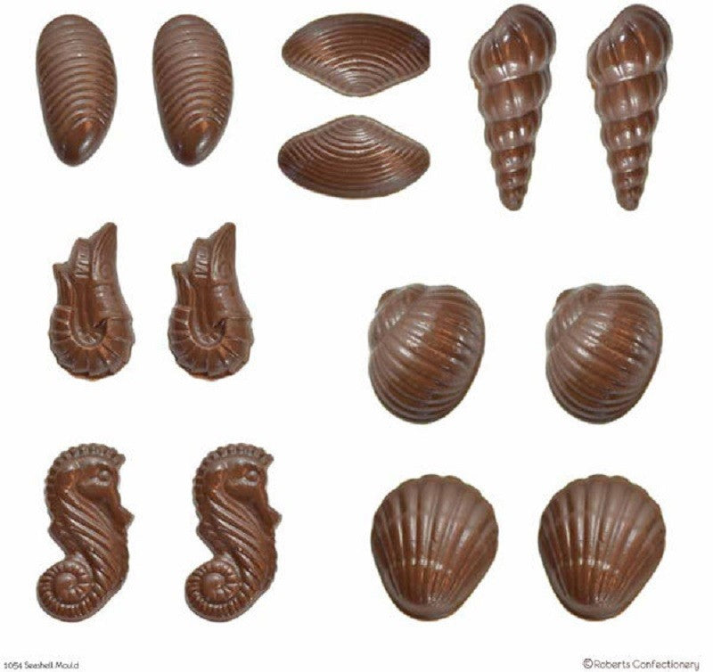 3d Seashells chocolate mould