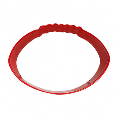 Rugby ball Football red metal cookie cutter