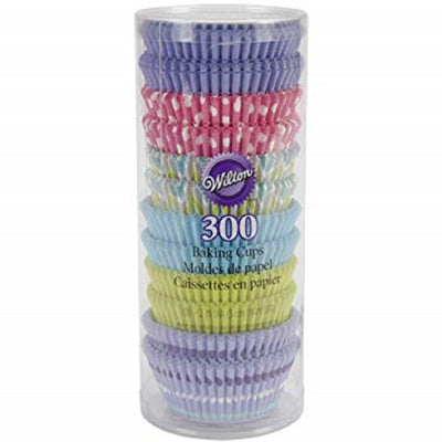 Wilton Rainbow Pastel 300 pack standard cupcake papers