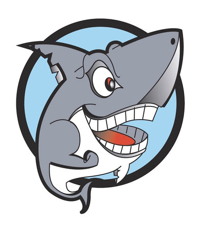 Edible icing image Shark