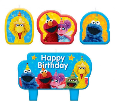 Sesame Street Birthday Candle Set 4