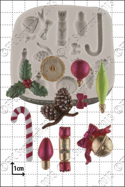 Mini Christmas decorations silicone mould