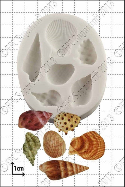 Seashells shells silicone mould
