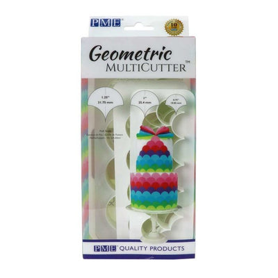 PME Geometric Multi Cutter Fish Scale Art Deco