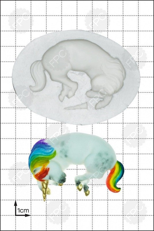 Sleeping Unicorn silicone mould