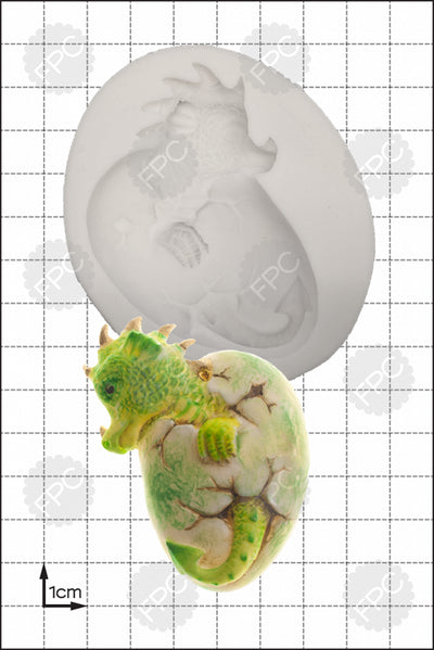 Hatching Dragon silicone mould