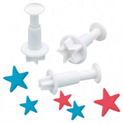 Set 3 Star plunger cutters