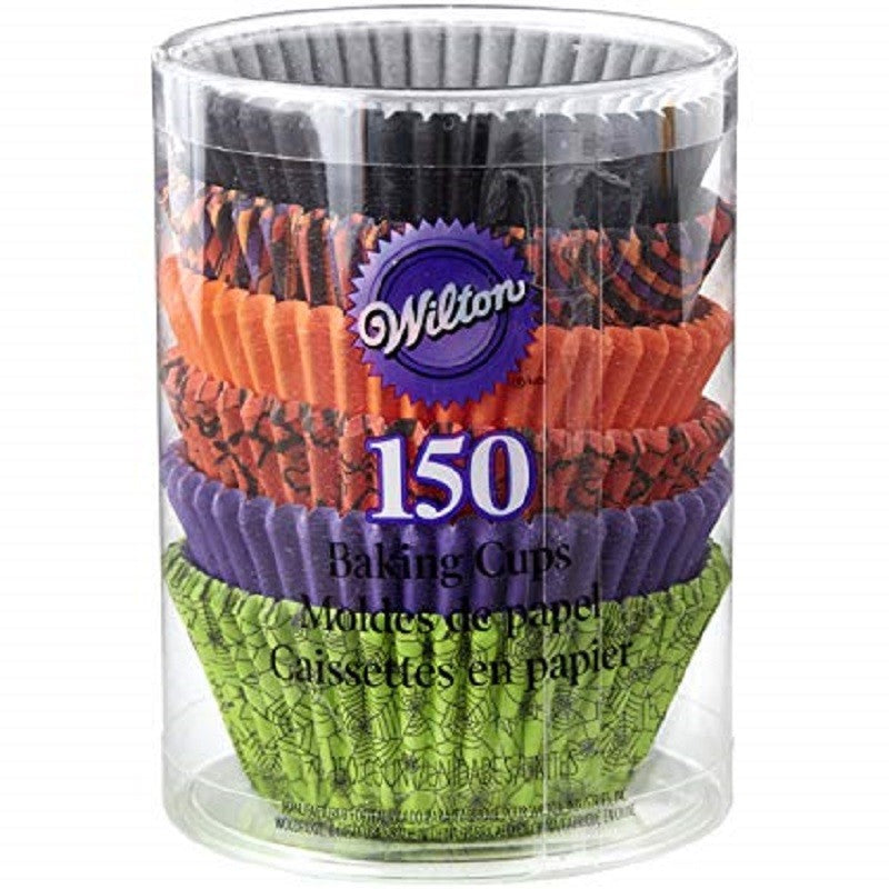 Halloween themed standard cupcake papers 150 set