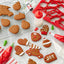 Christmas multi cookie cutter cuts 14 cookies at one time