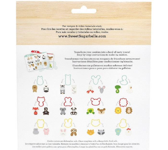 Sweet Sugarbelle Shape shifter cookie cutter set Animals