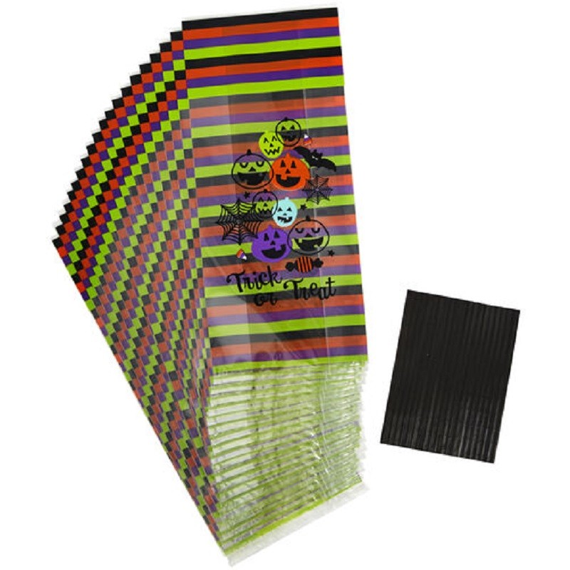 Halloween Treat Bags Trick or Treat Jack O Lantern Pumpkins
