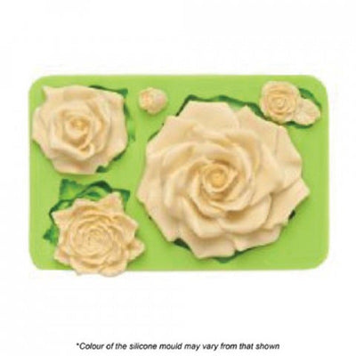 Rose large assorted silicone mould