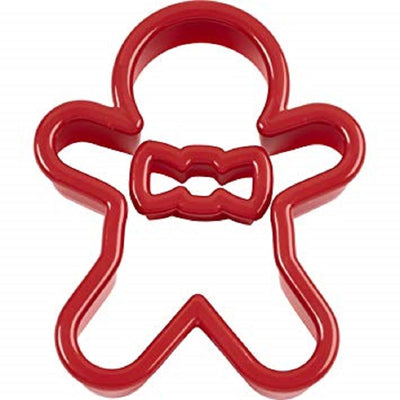 Christmas Gingerbread man Cookie cutter with removable mini cutter
